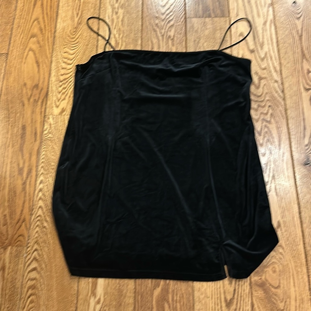 Black mini dress